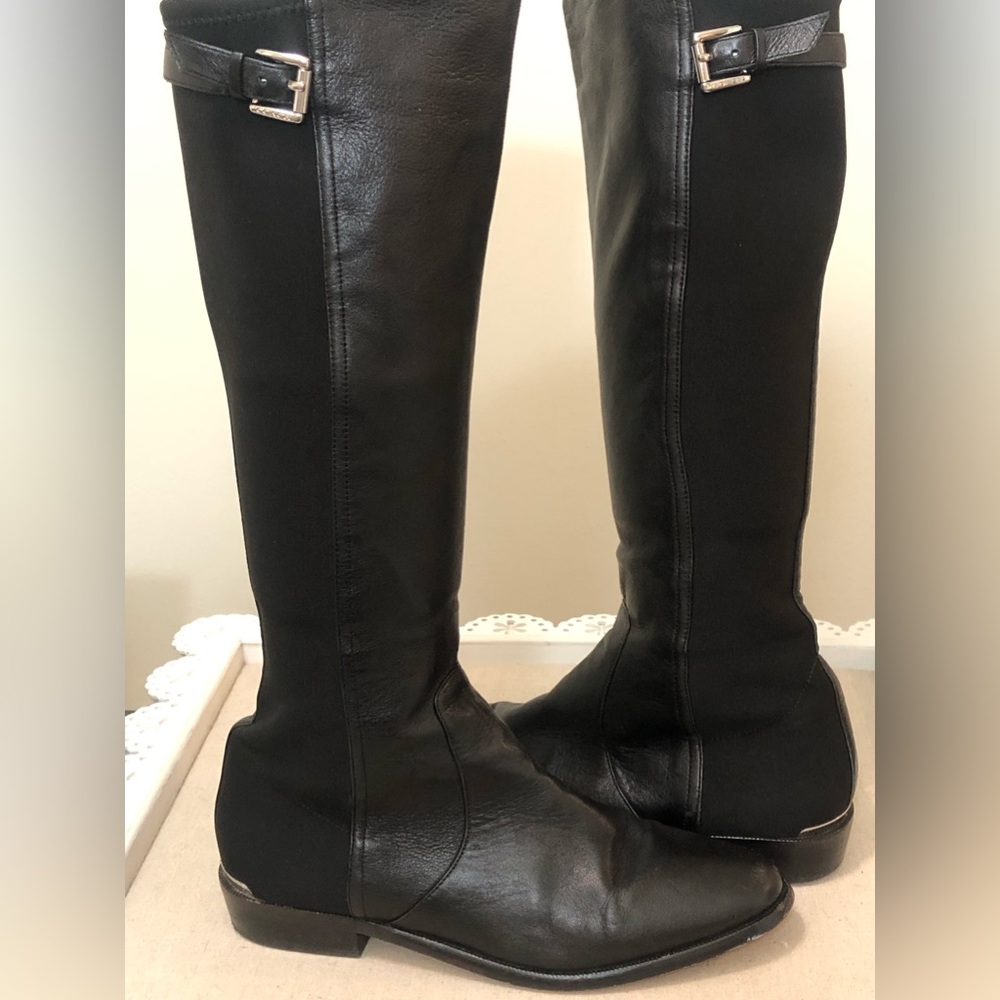 Coach Boots , Black Knee High , Lilac, Woman’s Size 8 - Picture 5 of 16